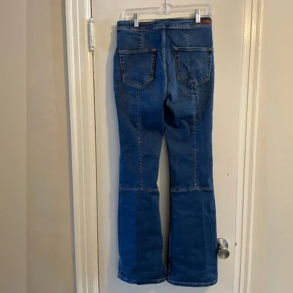 Pilcro & the Letterpress by Anthropologie High Rise Bootcut Jeans Size 28 - Picture 3 of 16